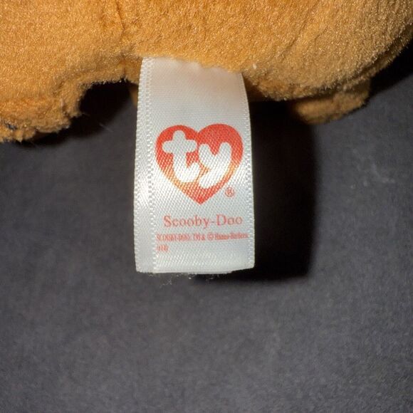 TY Scooby-Doo Beanie Baby 7" Plush Stuffed Animal Mystery Incorporated 2014 - Picture 5 of 7